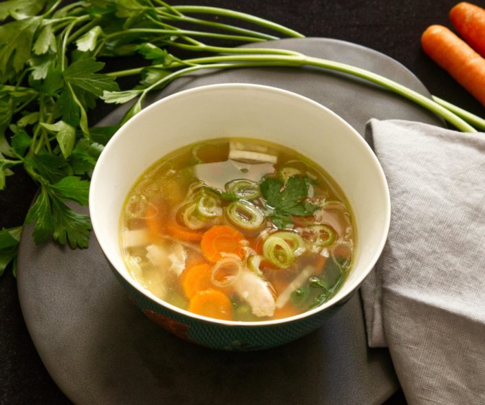 Hühnersuppe, Kraftsuppen Kraftsuppen, Hünersuppe